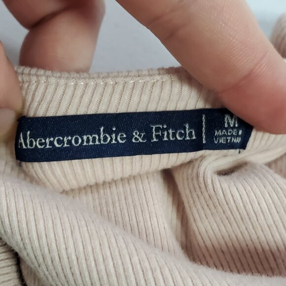 Abercrombie & Fitch Womens Y2K Ribbed Tube Top Size M Pink Preppy Dainty 90S - Picture 4 of 10